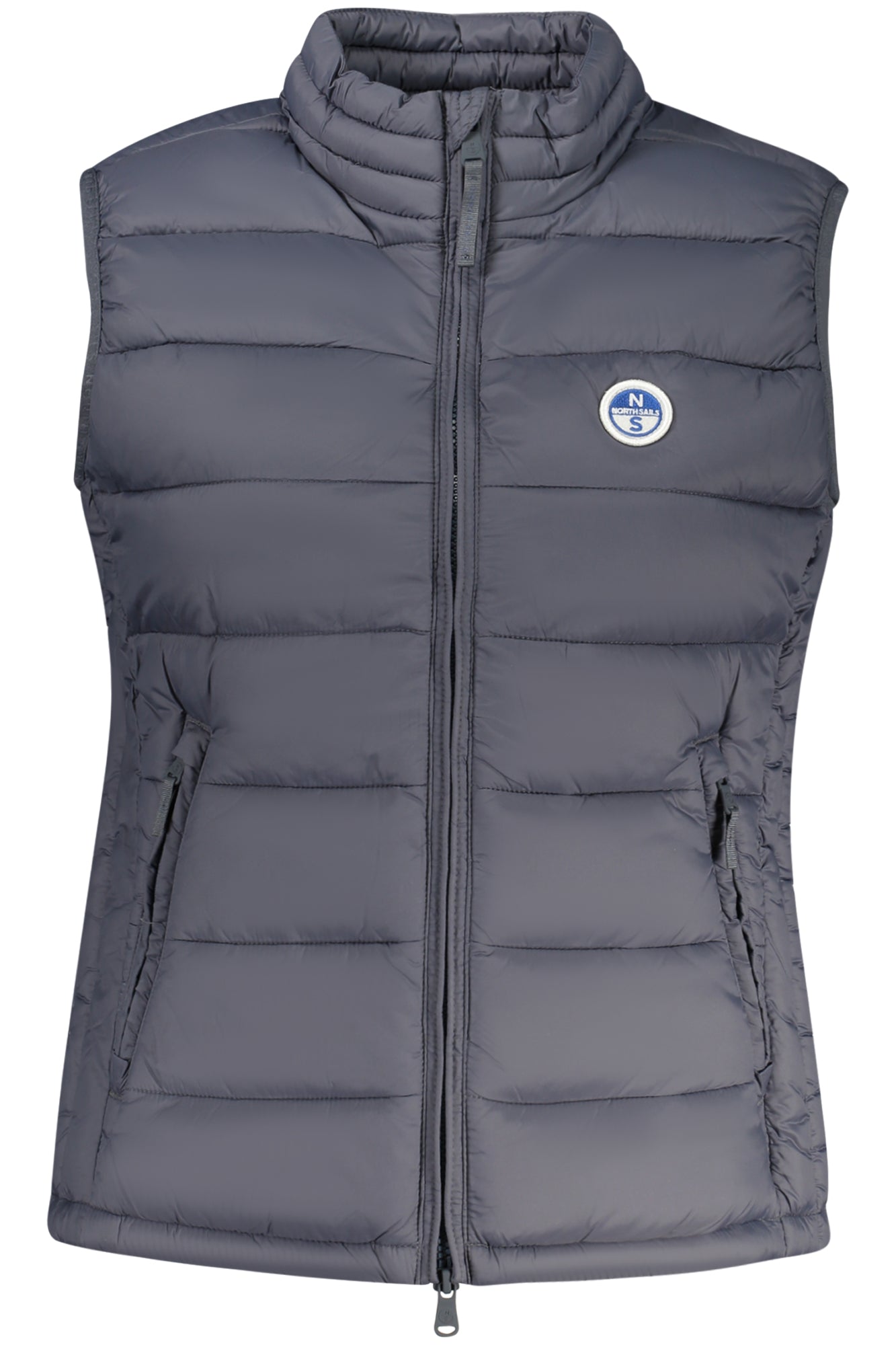 NORTH SAILS Damen Ärmellose Weste Weiß – Wasserdicht & Ozeanpositiv Grau