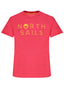 NORTH SAILS T-Shirt Jungen – Kurzarm aus Bio-Baumwolle für Sommer Rot