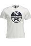 NORTH SAILS T-Shirt Herren – Weißes Kurzarm-Shirt aus 100% Baumwolle Weiß