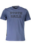 NORTH SAILS Kurzarm-T-Shirt Herren Blau – Logo-Print aus 100% Baumwolle Blau