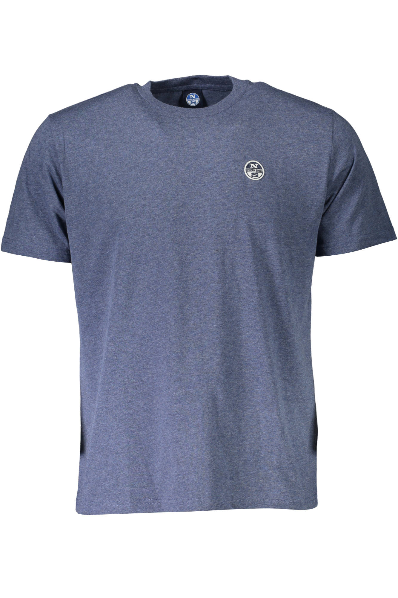 NORTH SAILS Kurzarm-T-Shirt Herren Blau – Logo-Applikation für Sommer Blau