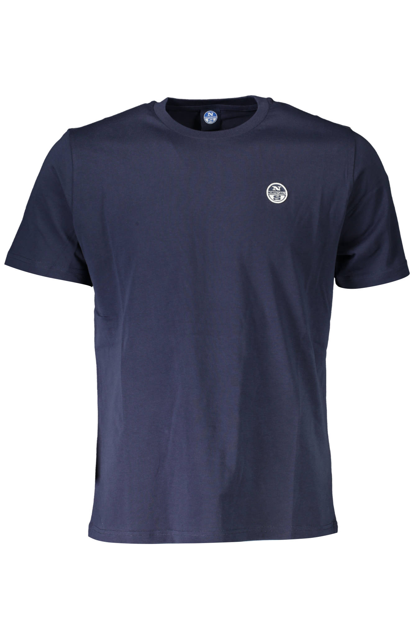NORTH SAILS Kurzarm-T-Shirt Herren Blau – Logo-Applikation für Sommer Blau