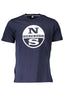 NORTH SAILS Kurzarm-T-Shirt Herren Blau – Logo-Print aus Baumwolle | soulluna.de Blau