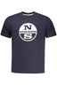 NORTH SAILS Herren-T-Shirt mit kurzen Ärmeln, blau