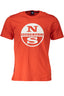 NORTH SAILS Herren T-Shirt Rot – Kurzarm Shirt aus 100% Baumwolle | soulluna.de Rot