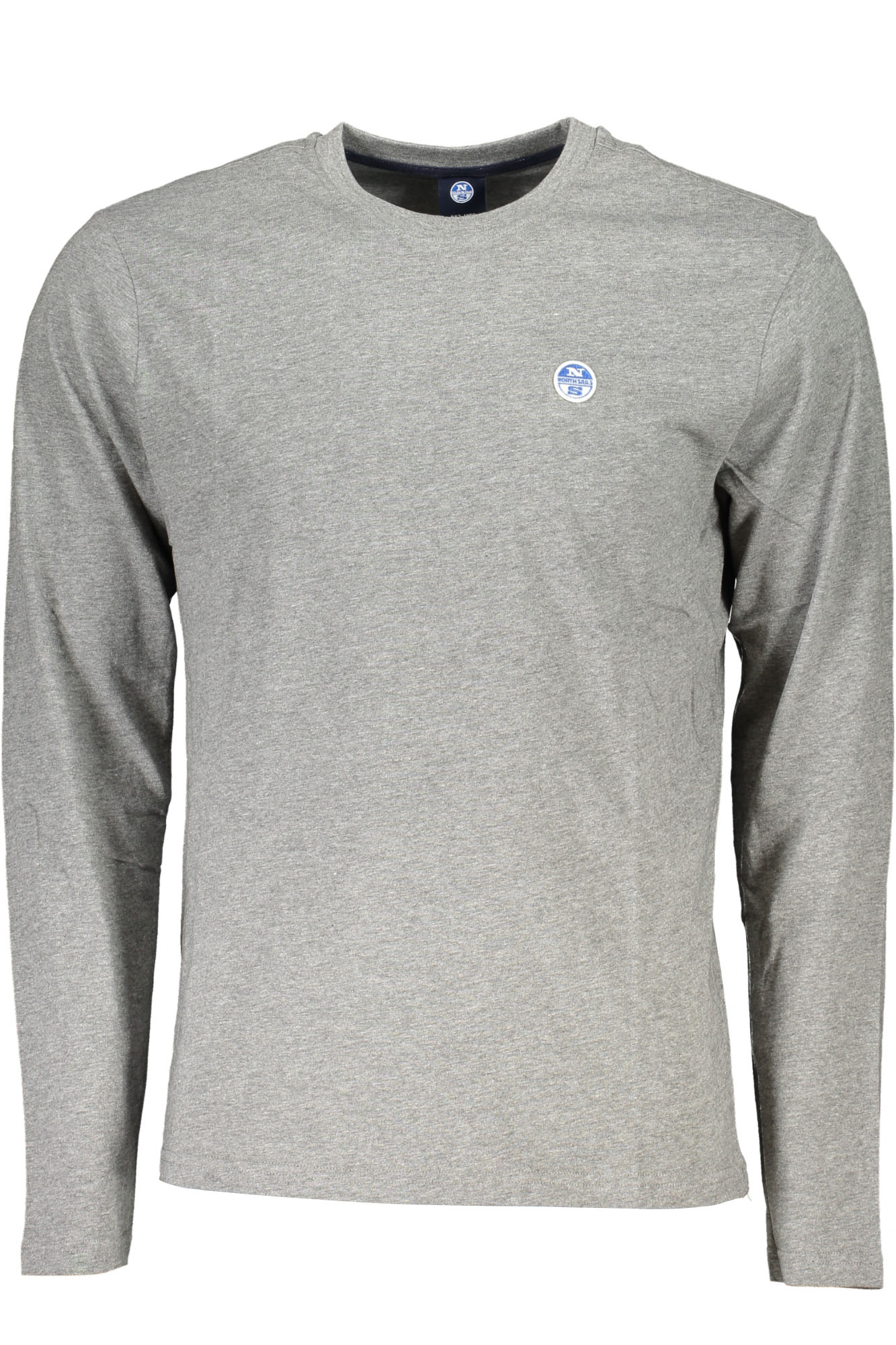 NORTH SAILS Herren-Langarm-T-Shirt Grau – Recycelte Fasern für Herbst/Winter Grau