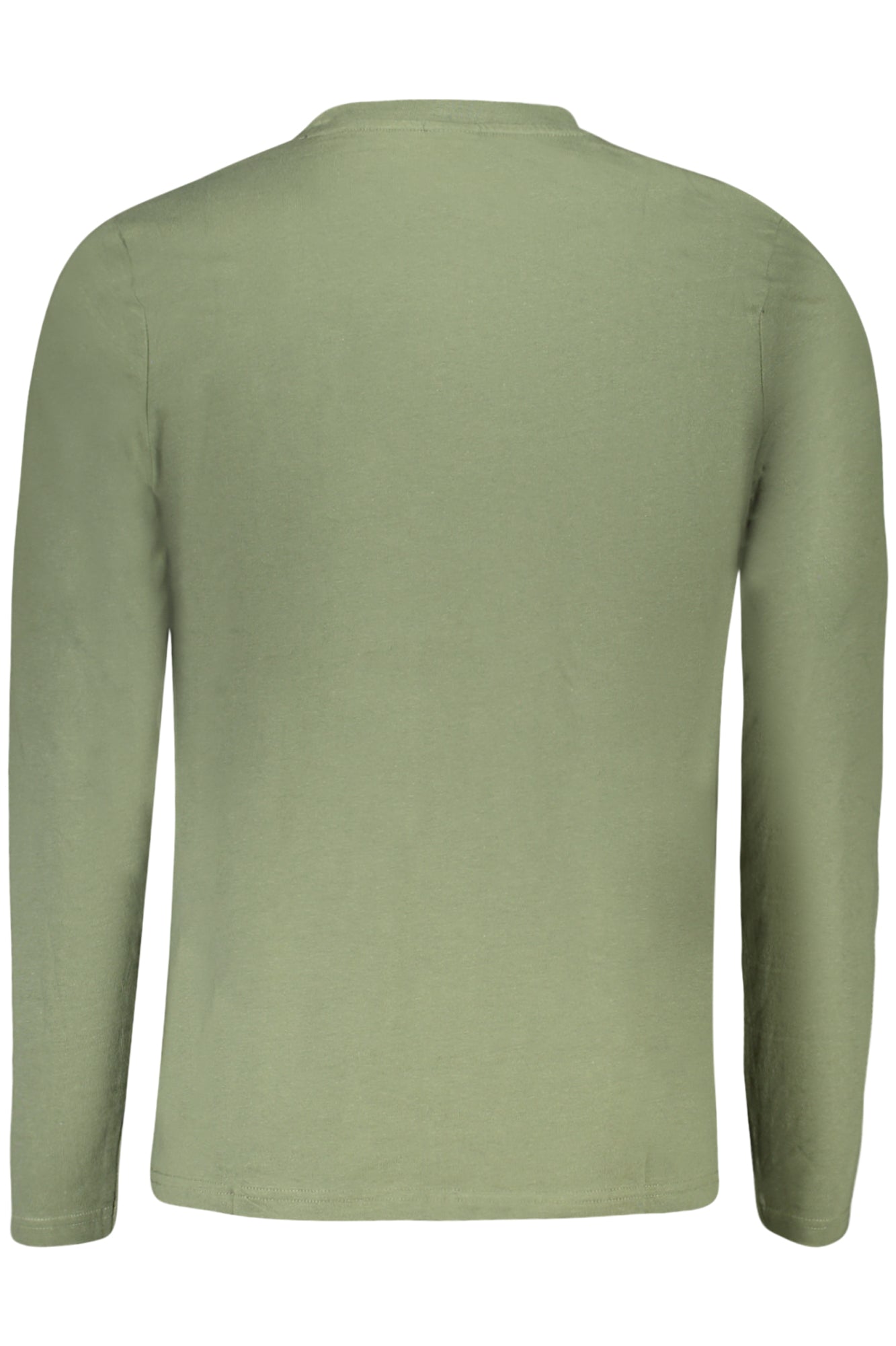 NORTH SAILS Langarm T-Shirt Herren – Blaues Basic mit Logo-Applikation Grün