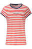 NORTH SAILS Damen Ärmelloses T-Shirt Grün – Streifendesign aus 100% Baumwolle Rot