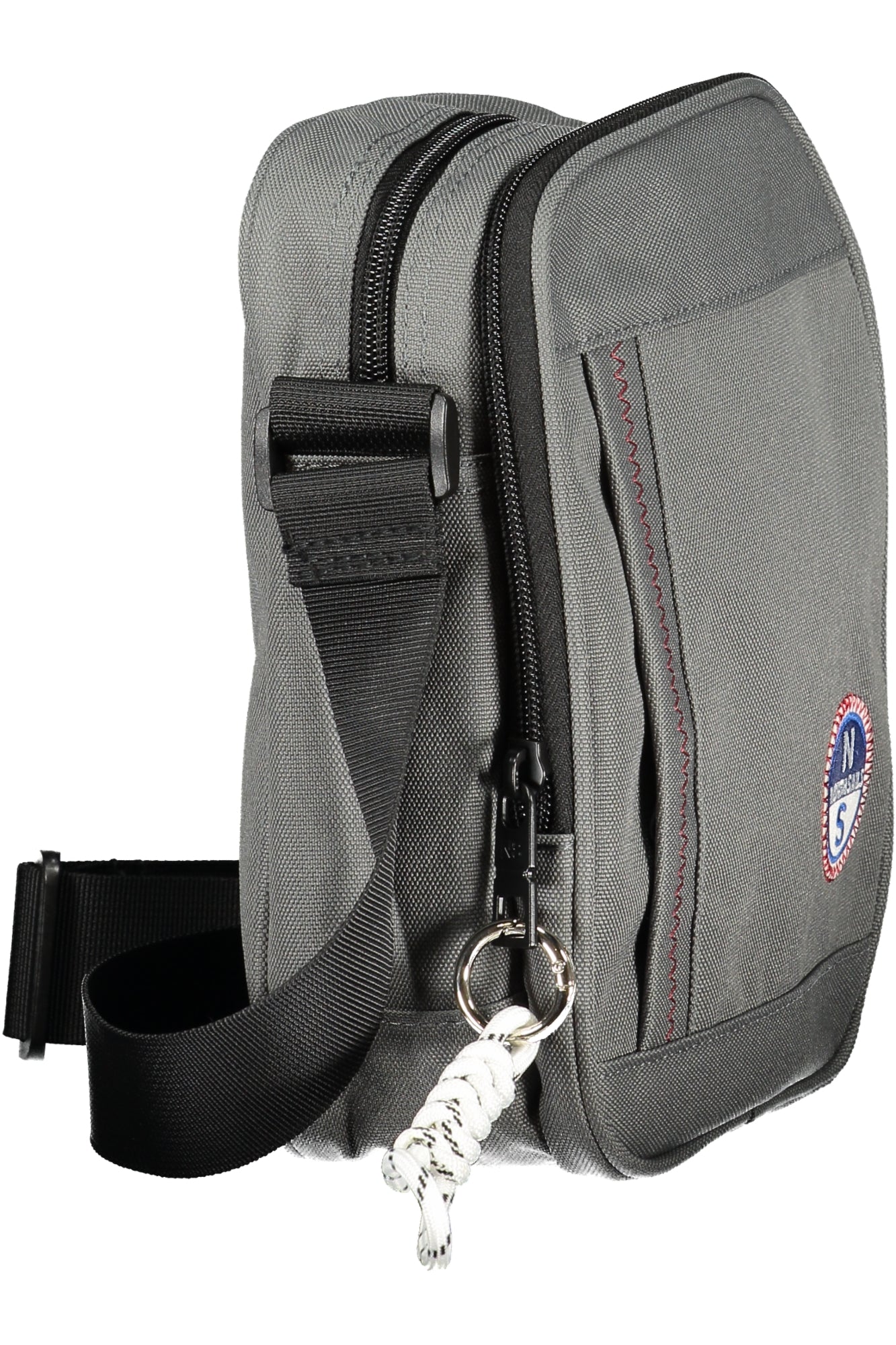 NORTH SAILS Herren Umhängetasche Blau – Praktische Schultertasche mit verstellbarem Gurt Grau