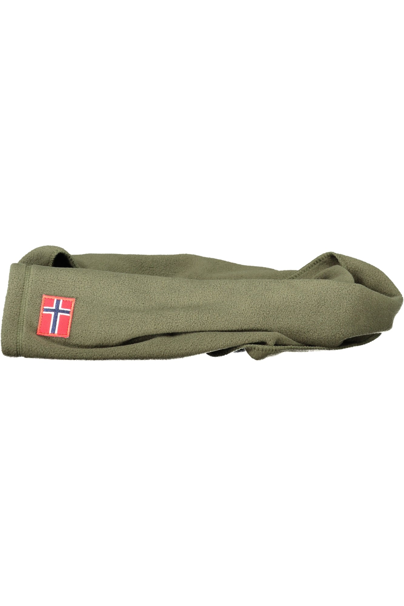 NORWAY 1963 Fleece-Mütze Herren – Warme Wintermütze mit Logo-Applikation Grün