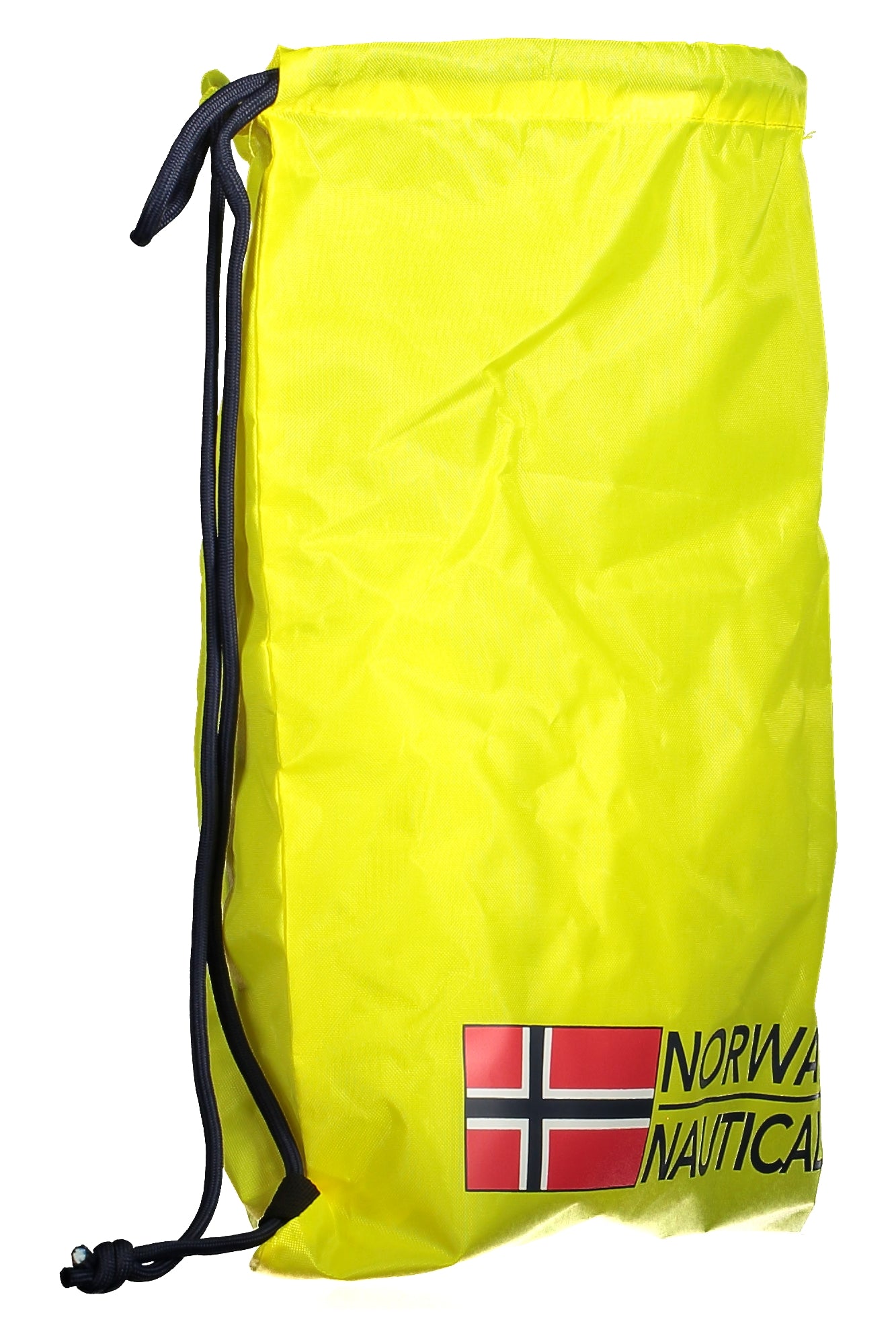 NORWAY 1963 Unisex Blau Tasche Damen – Kordelzugverschluss & Schultergurt aus Seil Gelb