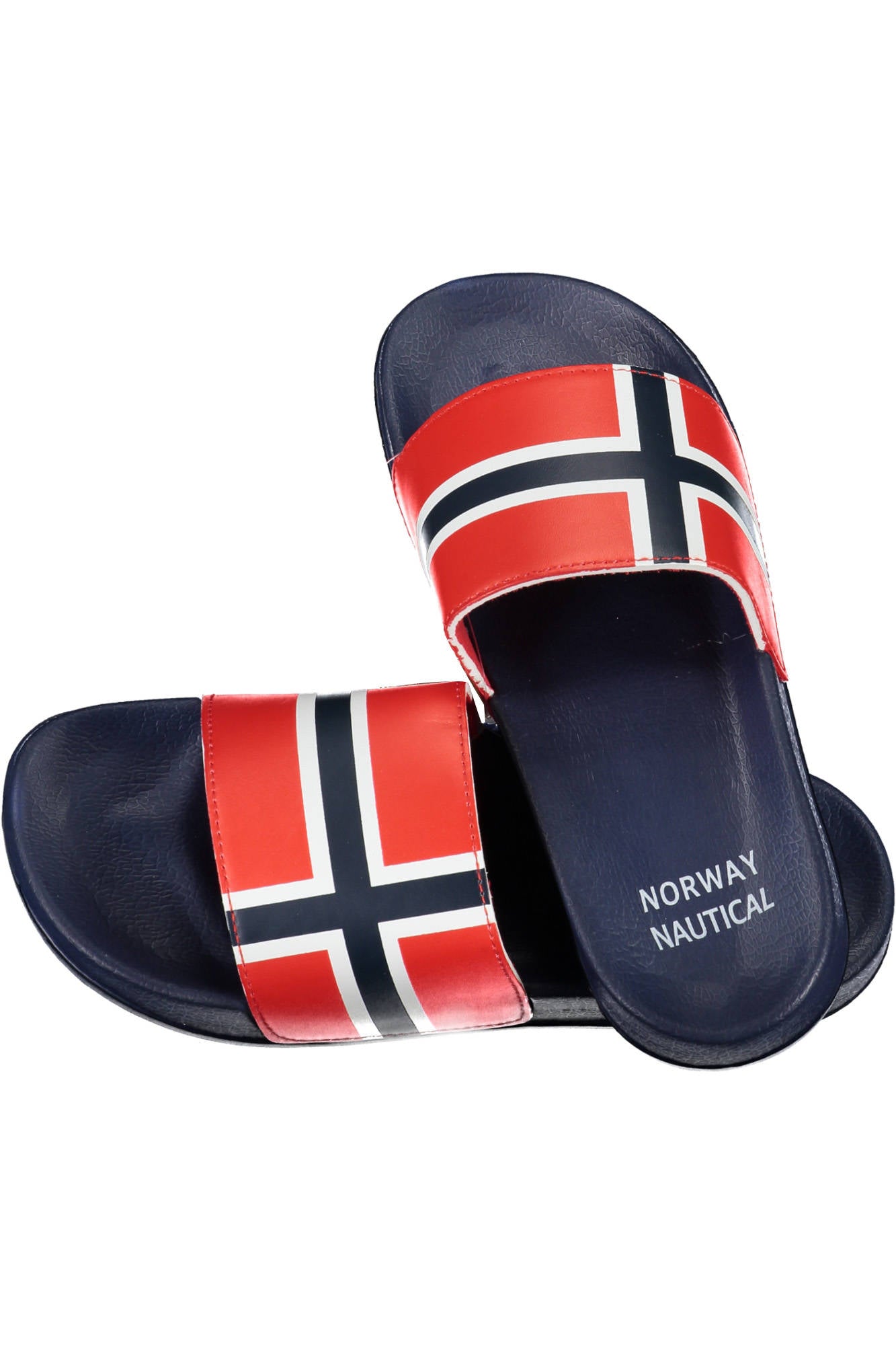 NORWAY 1963 Blaue Herren-Pantoffelschuhe – Bequeme Hausschuhe mit Logo-Detail Blau