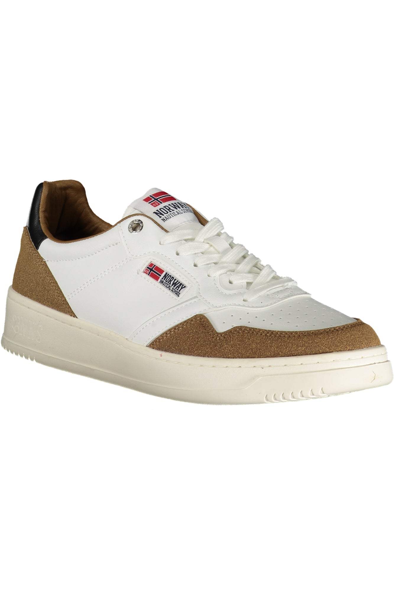 NORWAY 1963 Herren Sneaker – Sportschuh mit Schnürsenkel Weiß