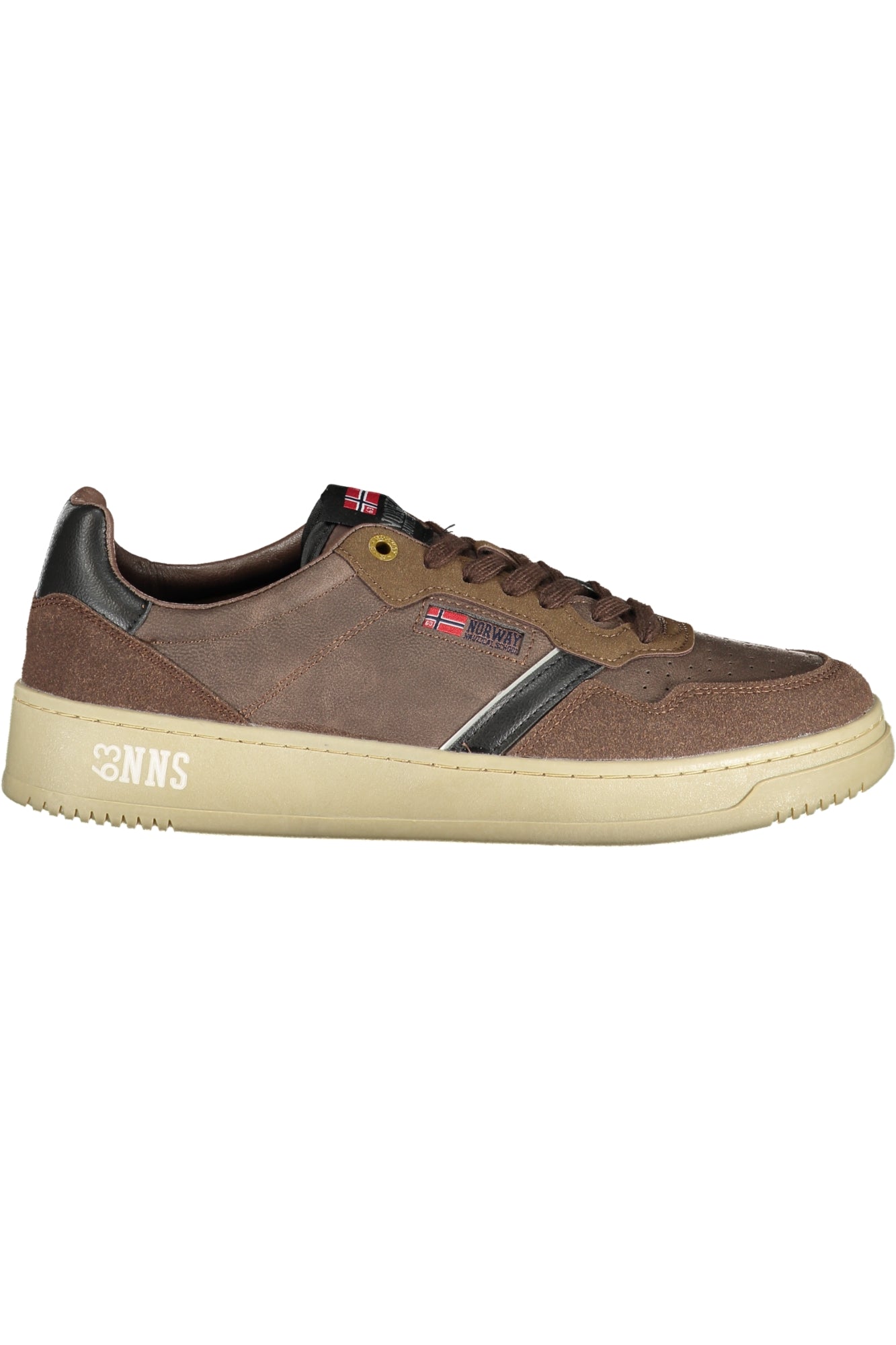 NORWAY 1963 Herren Sneaker – Sportschuh mit Schnürsenkel Braun