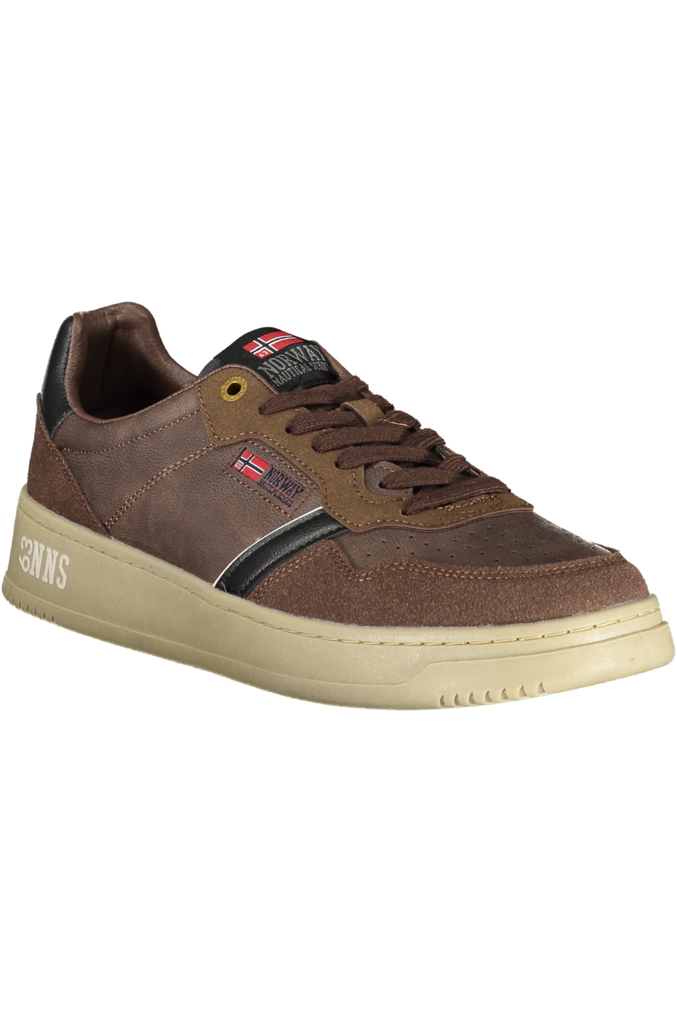 NORWAY 1963 Herren Sneaker – Sportschuh mit Schnürsenkel Braun