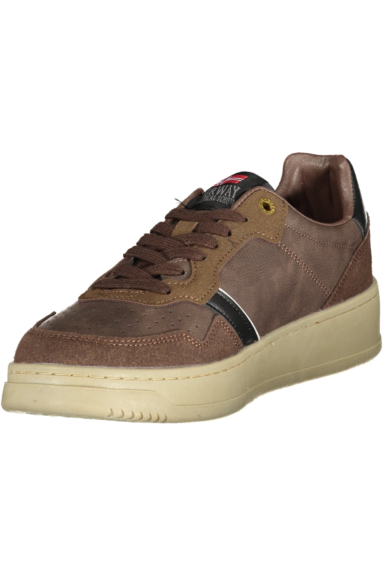 NORWAY 1963 Herren Sneaker – Sportschuh mit Schnürsenkel Braun