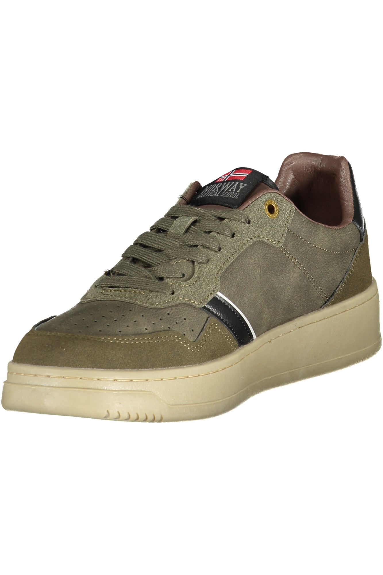 NORWAY 1963 Herren Sneaker – Sportschuh mit Schnürsenkel Grün