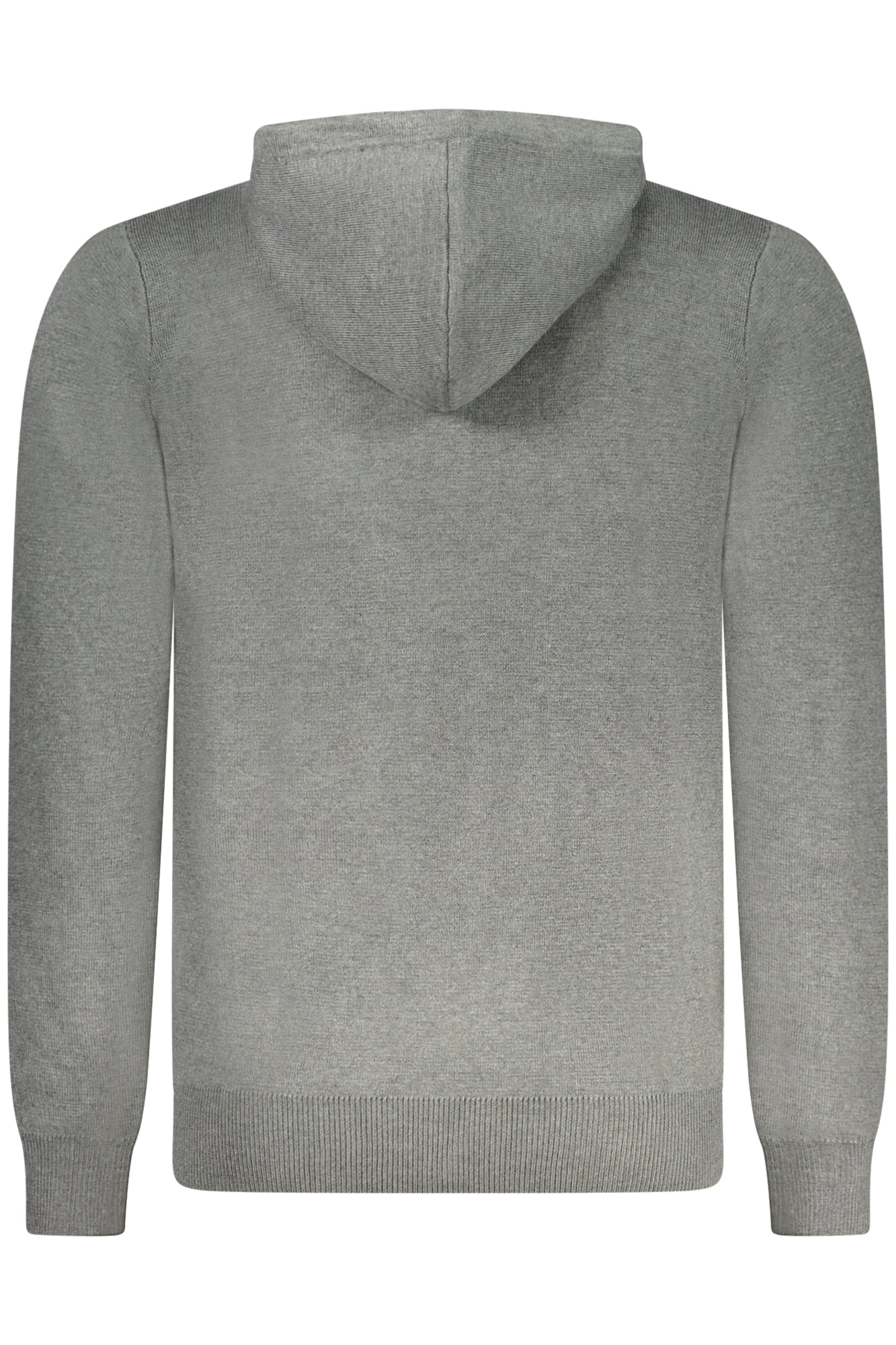 NORWAY 1963 Strickjacke Herren – Blaue Kapuzenjacke für Herbst/Winter Grau