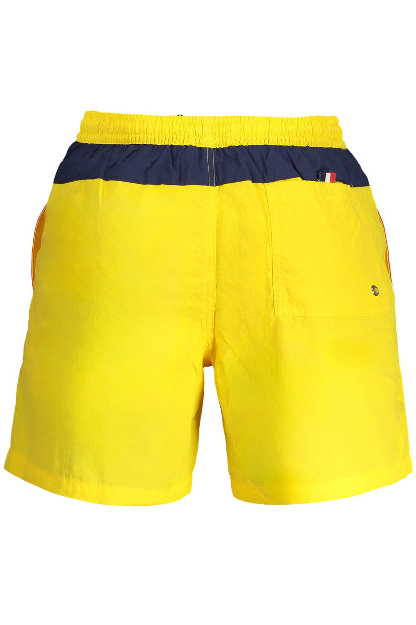NORWAY 1963 Badehose Herren – Gelbe Schwimmboxer mit Logo-Print und Gesäßtasche Gelb