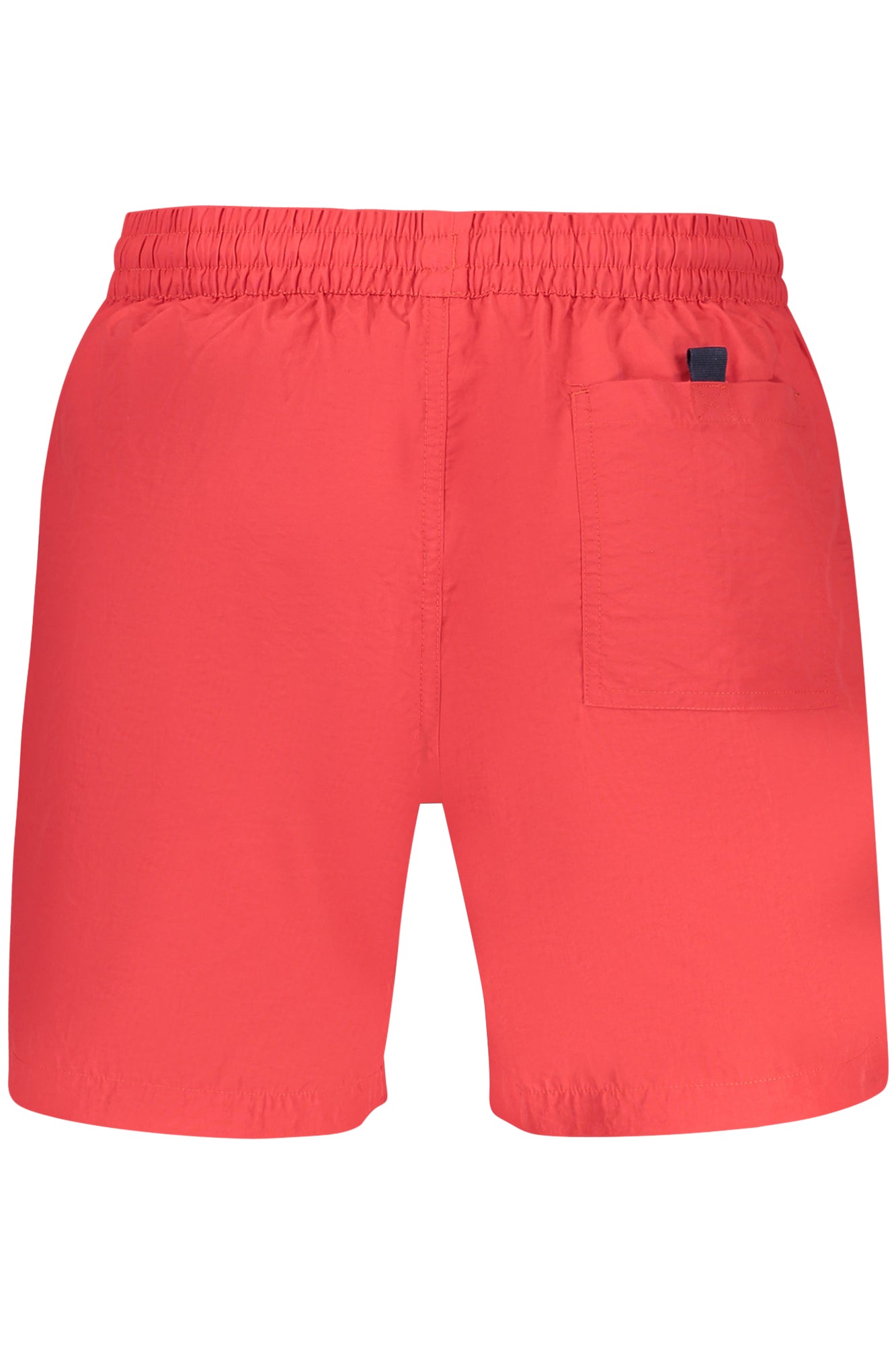 NORWAY 1963 Badeboxer Herren – Roter Mann Print mit Kontrastdetails Rot