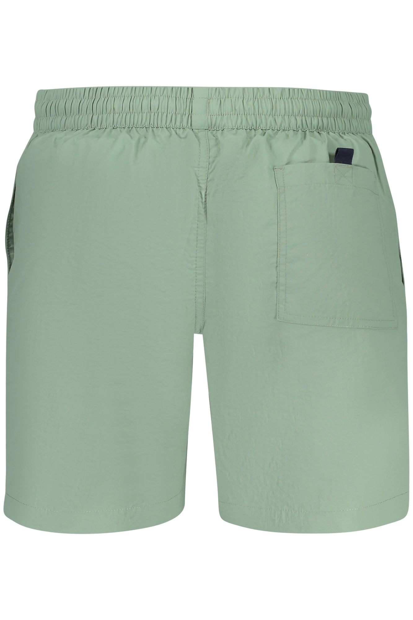 NORWAY 1963 Badeboxer Herren – Roter Mann Print mit Kontrastdetails Grün