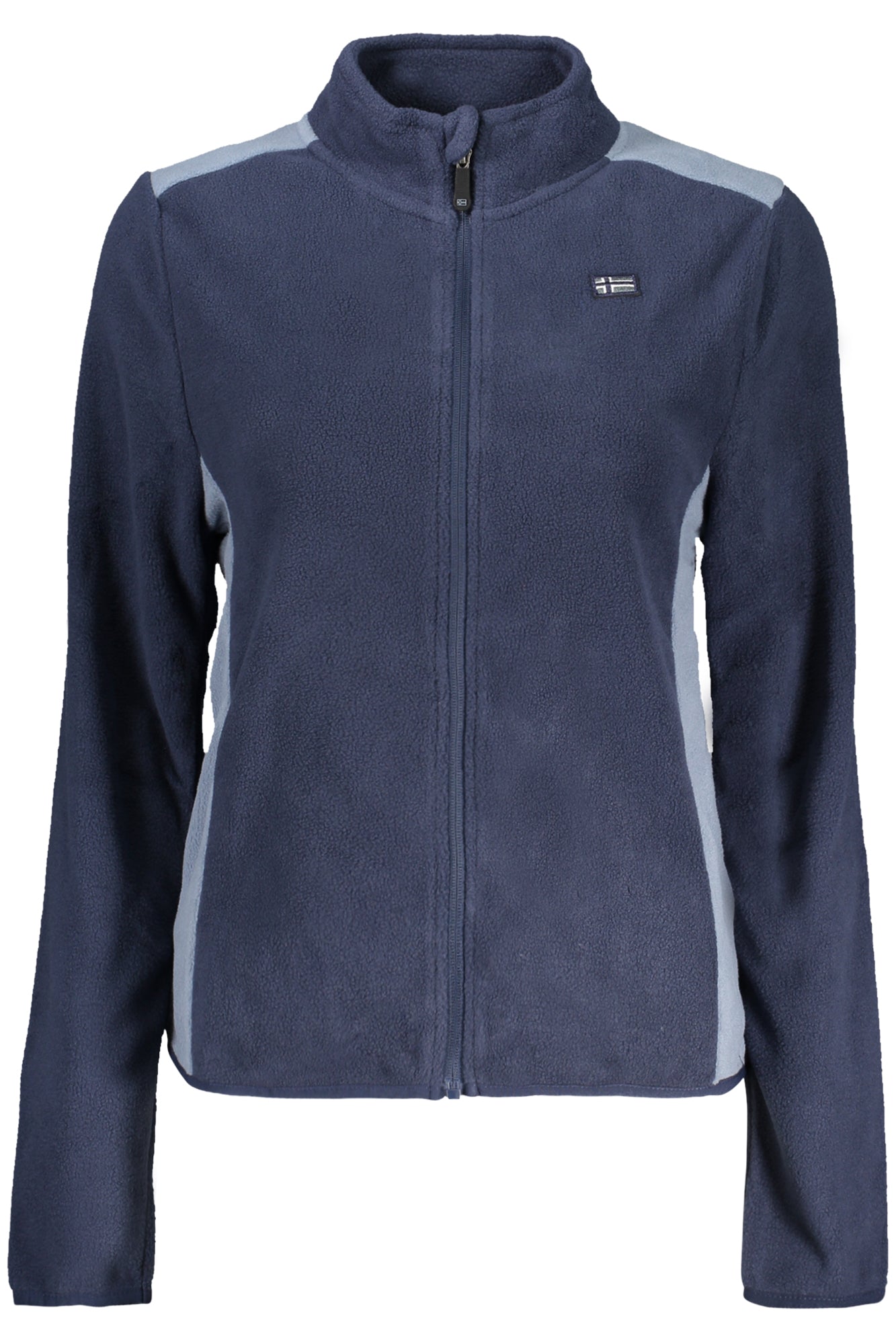 NORWAY 1963 Rosa Damen-Sweatshirt mit Reißverschluss – Fleece-Warm für Herbst/Winter Blau