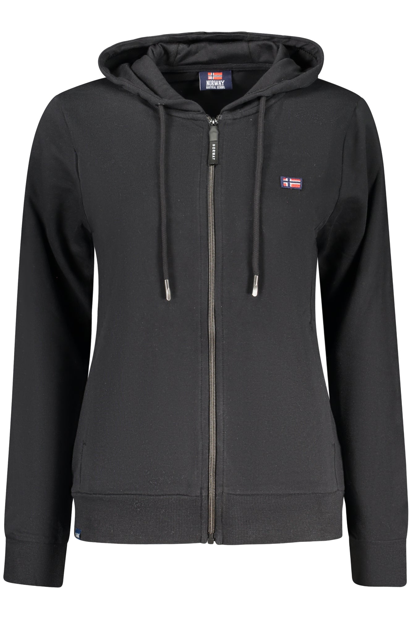 NORWAY 1963 Damen Sweatshirt – Hoodie, mit Taschen Schwarz