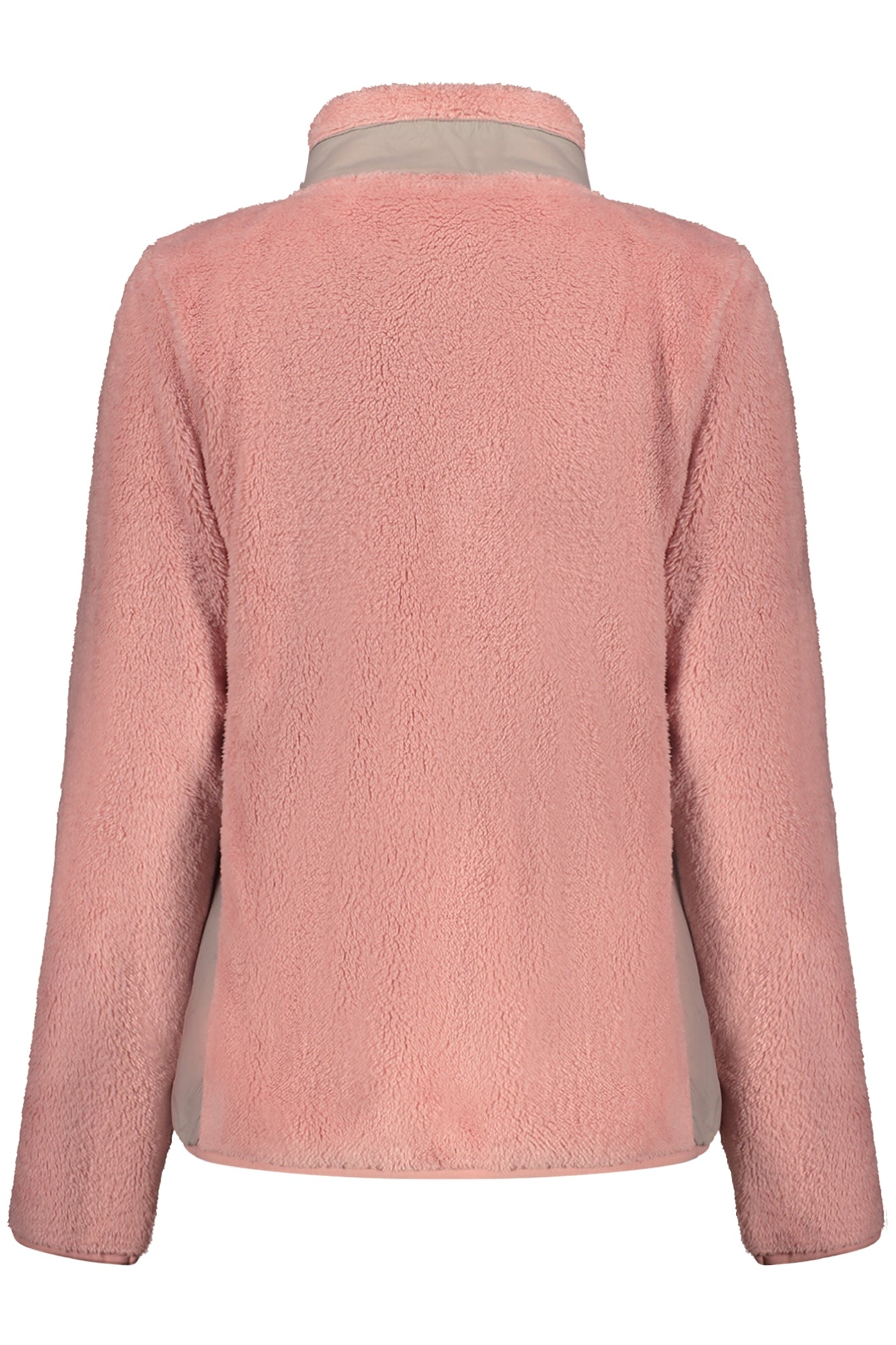 NORWAY 1963 Rosa Damen-Sweatshirt mit Reißverschluss – Plüsch & praktische Taschen Rosa