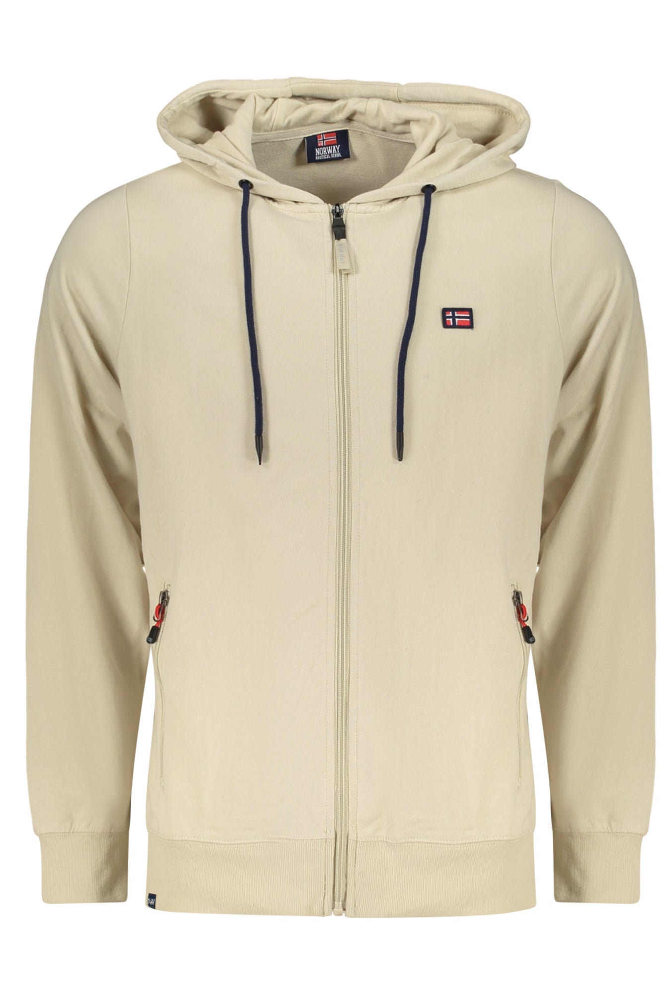 NORWAY 1963 Herren Sweatshirt – mit Kapuze, mit Taschen Beige