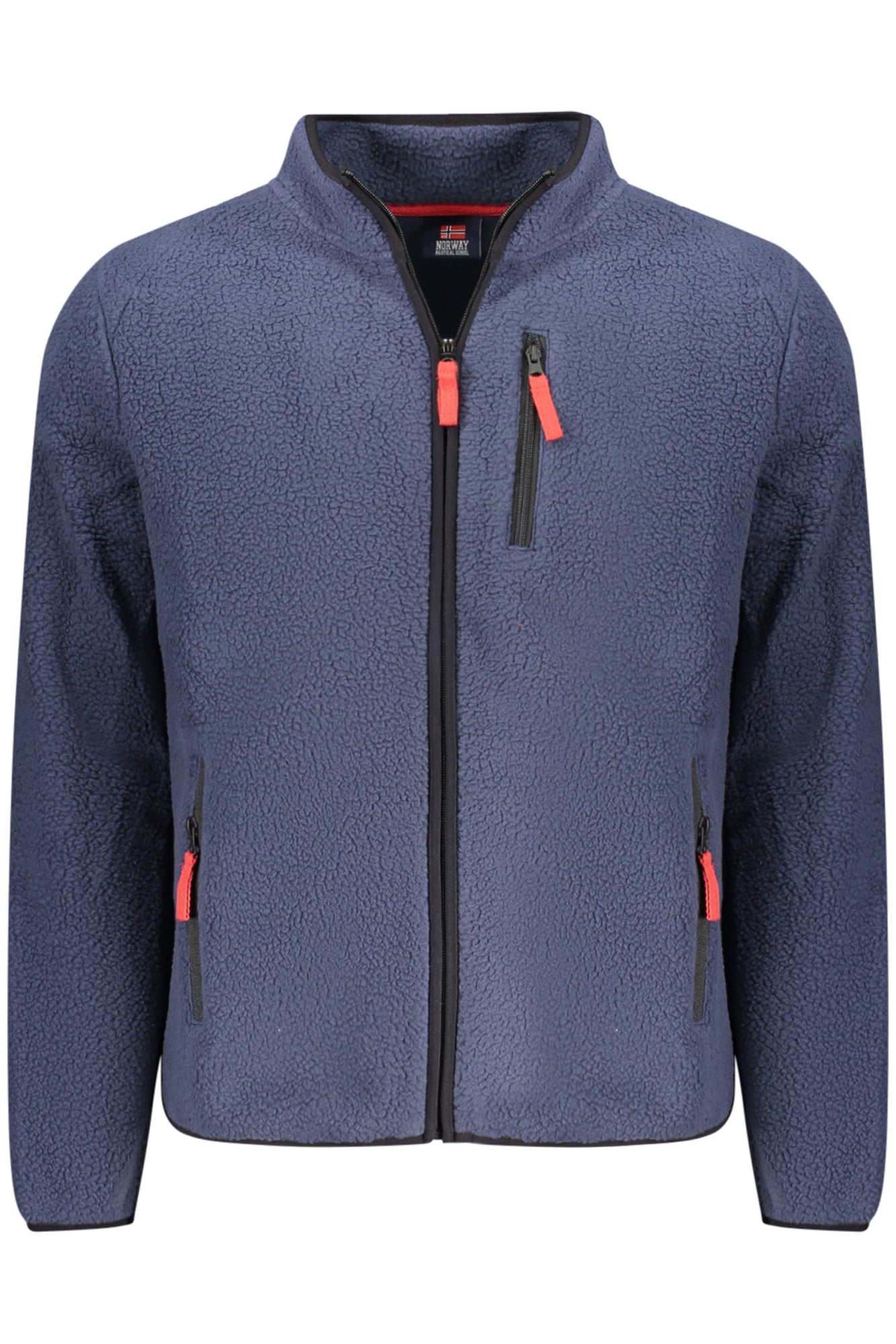 NORWAY 1963 Sweatshirt Herren mit Reißverschluss – Warmes Herbst/Winter Design Blau
