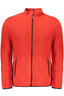 NORWAY 1963 Sweatshirt Herren – Rotes Fleece mit Reißverschluss für Herbst/Winter Rot