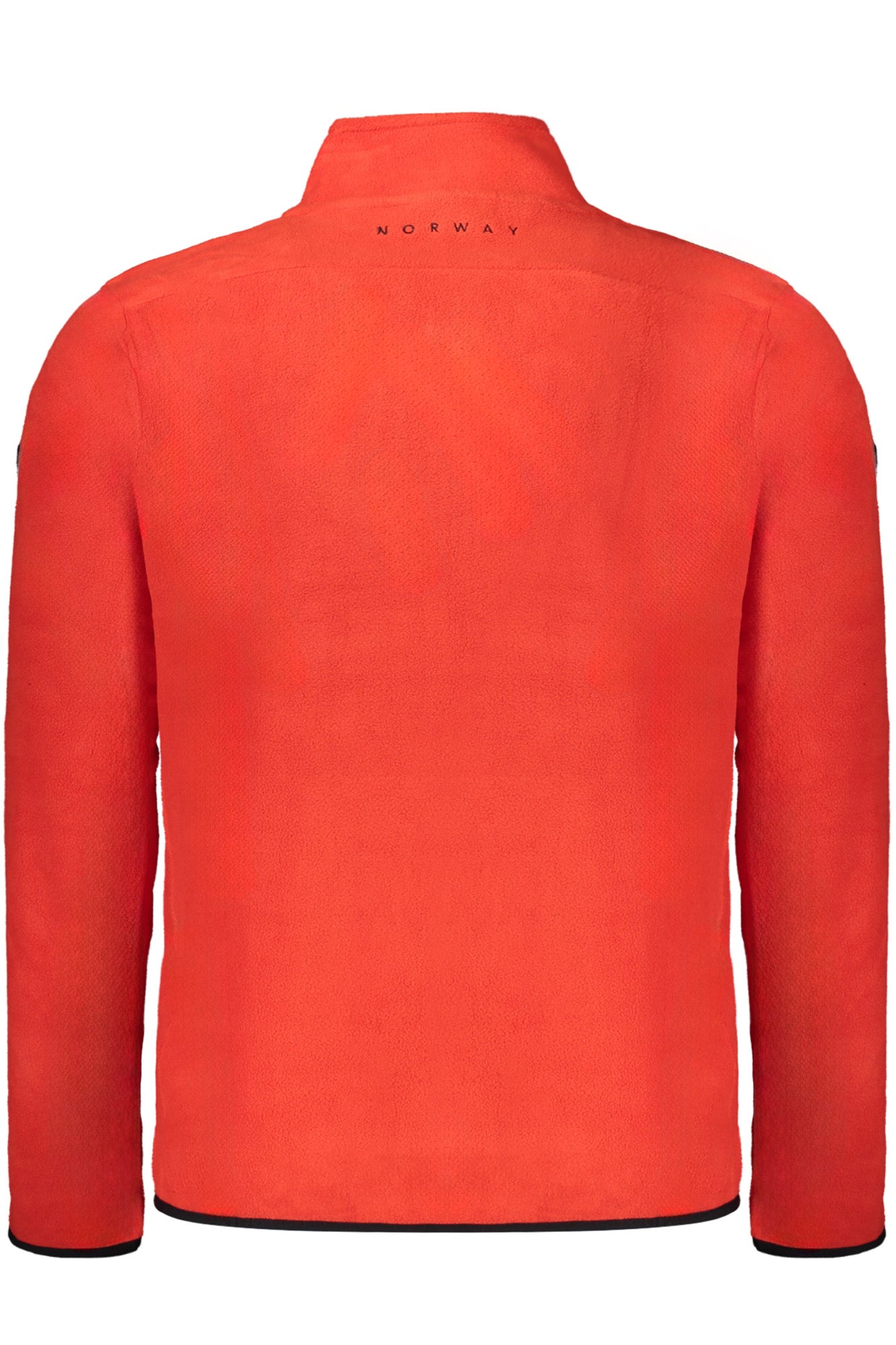 NORWAY 1963 Sweatshirt Herren – Rotes Fleece mit Reißverschluss für Herbst/Winter Rot