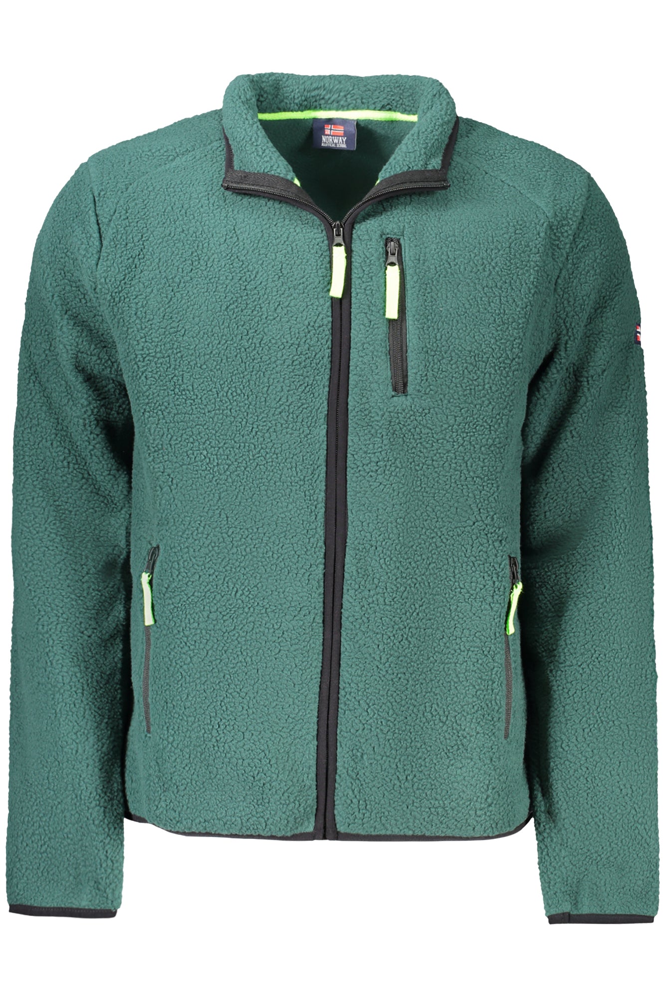 NORWAY 1963 Herren Sweatshirt – Langarm, mit Taschen Grün