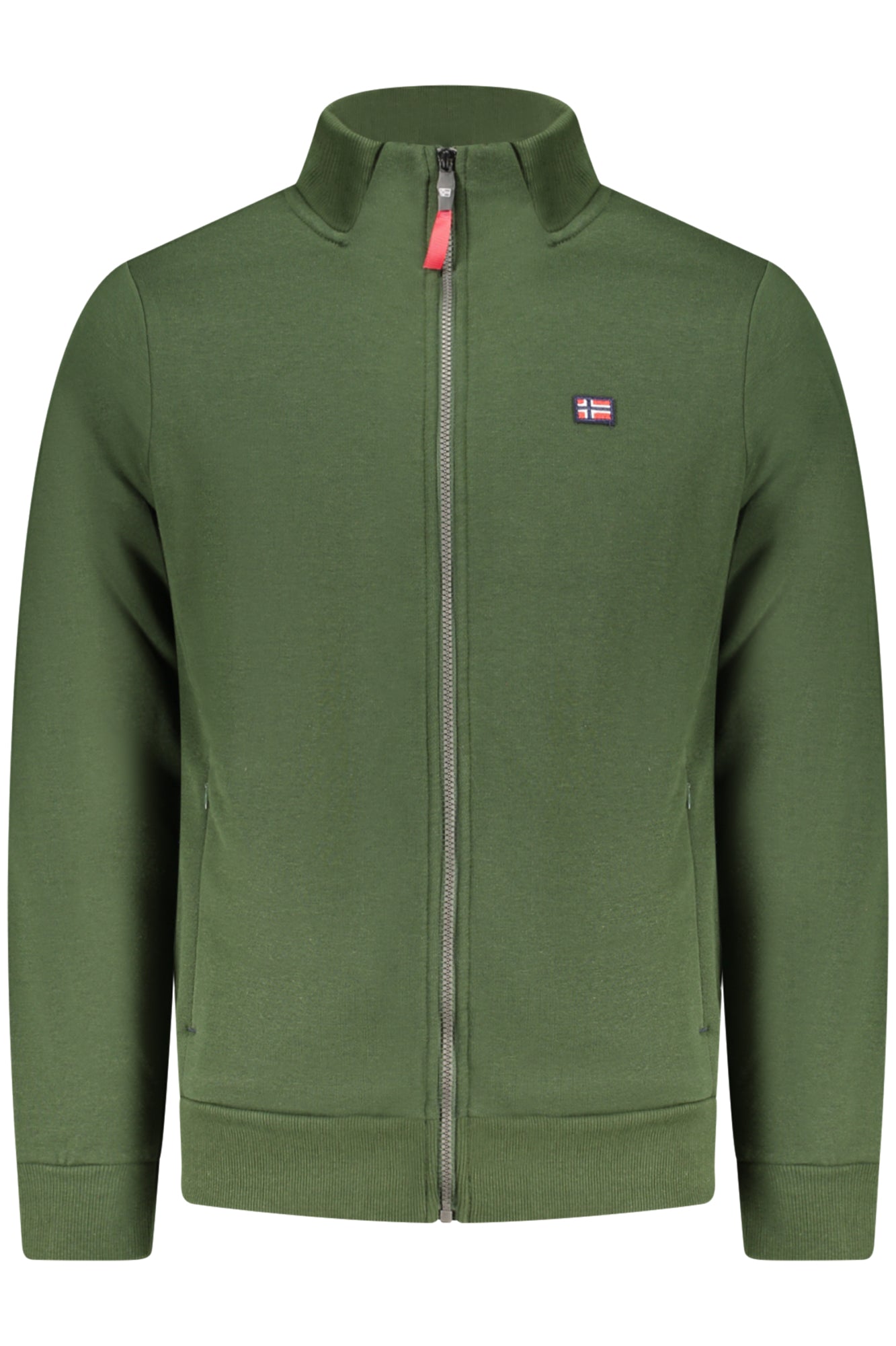 NORWAY 1963 Sweatshirt Herren mit Reißverschluss – Blau, 2 Taschen | soulluna.de Grün