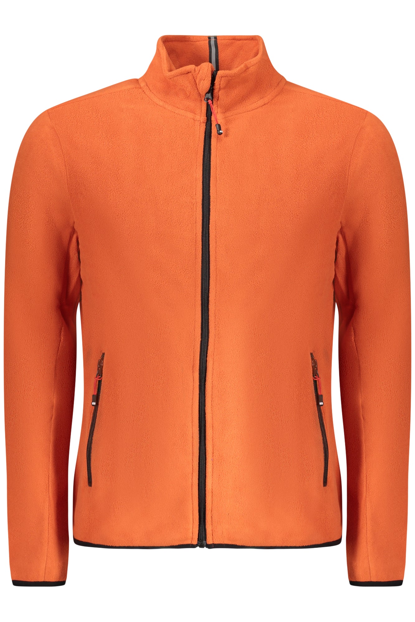 NORWAY 1963 Sweatshirt Herren – Rotes Fleece mit Reißverschluss für Herbst/Winter Orange