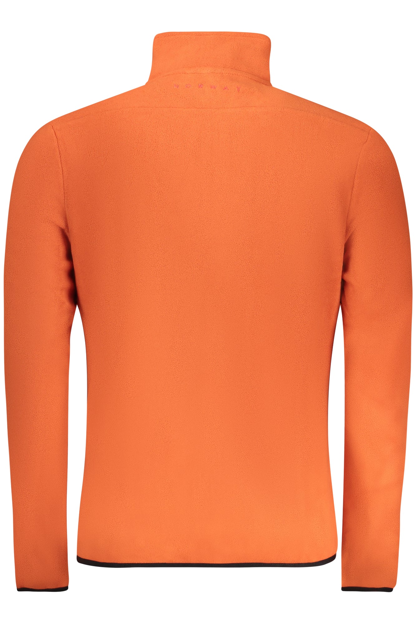 NORWAY 1963 Sweatshirt Herren – Rotes Fleece mit Reißverschluss für Herbst/Winter Orange