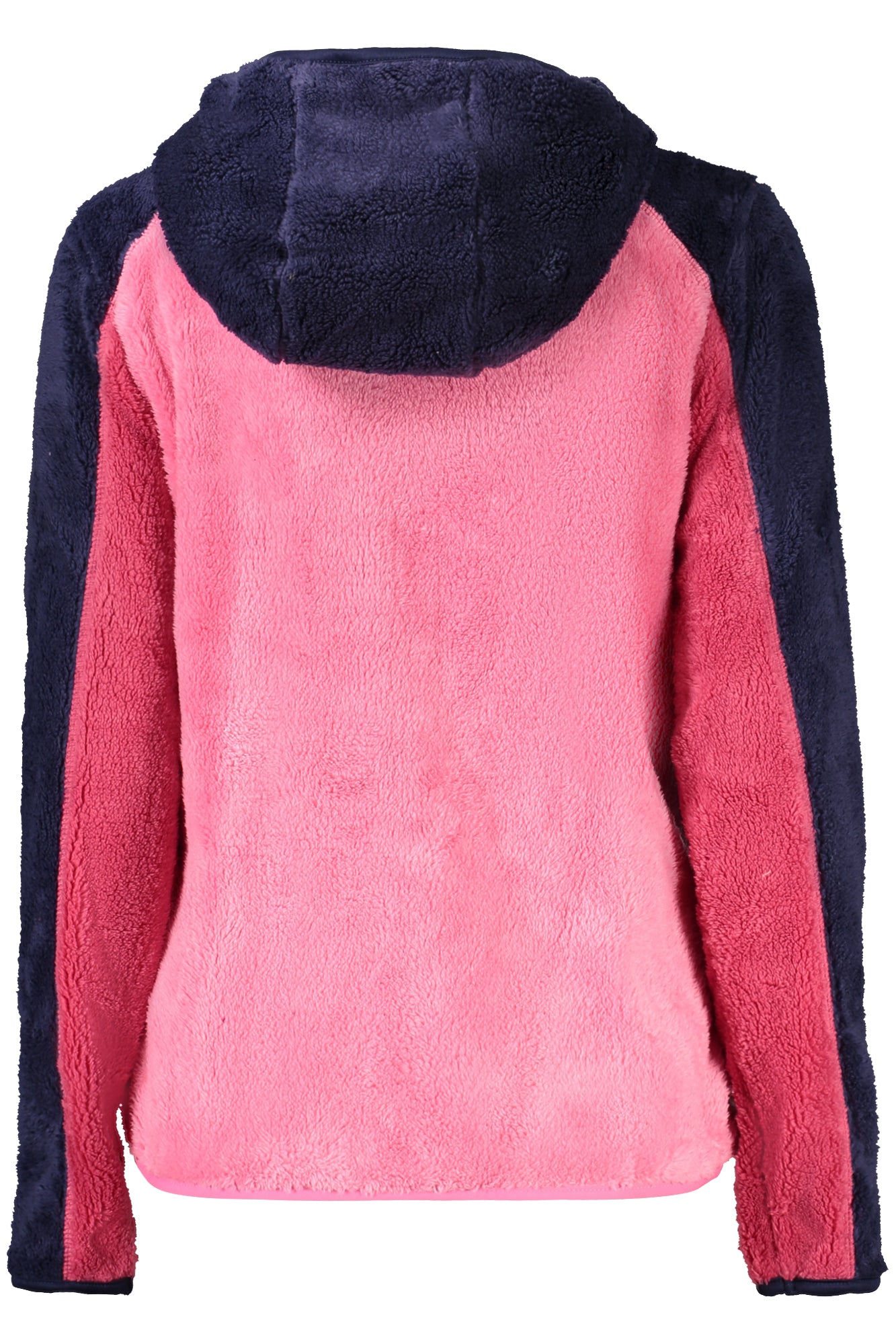 NORWAY 1963 Damen-Sweatshirt mit Reißverschluss – Plüsch-Sweat mit Taschen für Herbst/Winter Rosa