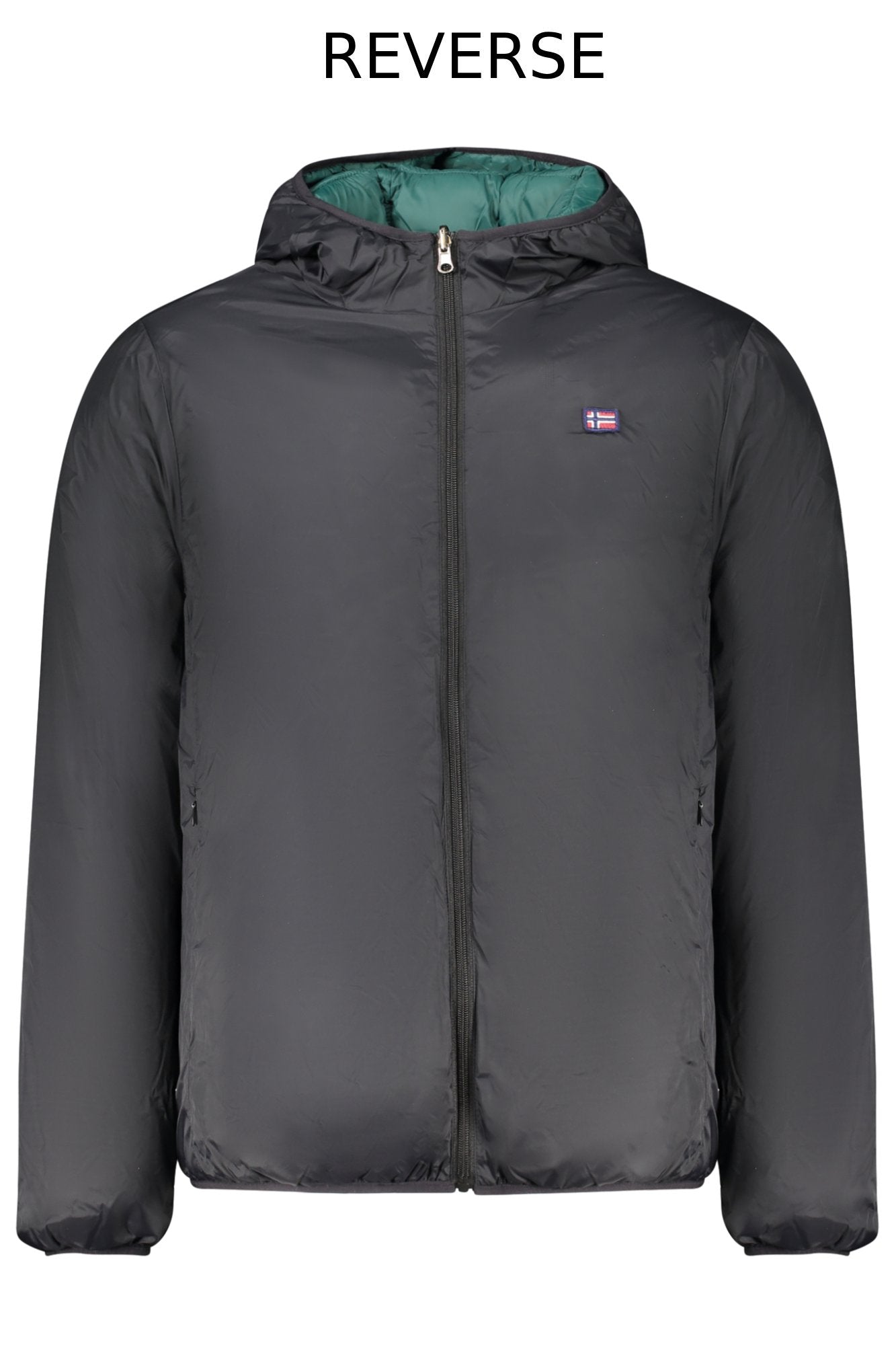 NORWAY 1963 Herren Jacke Grün – Wetterfeste Kapuzenjacke für Herbst/Winter Schwarz