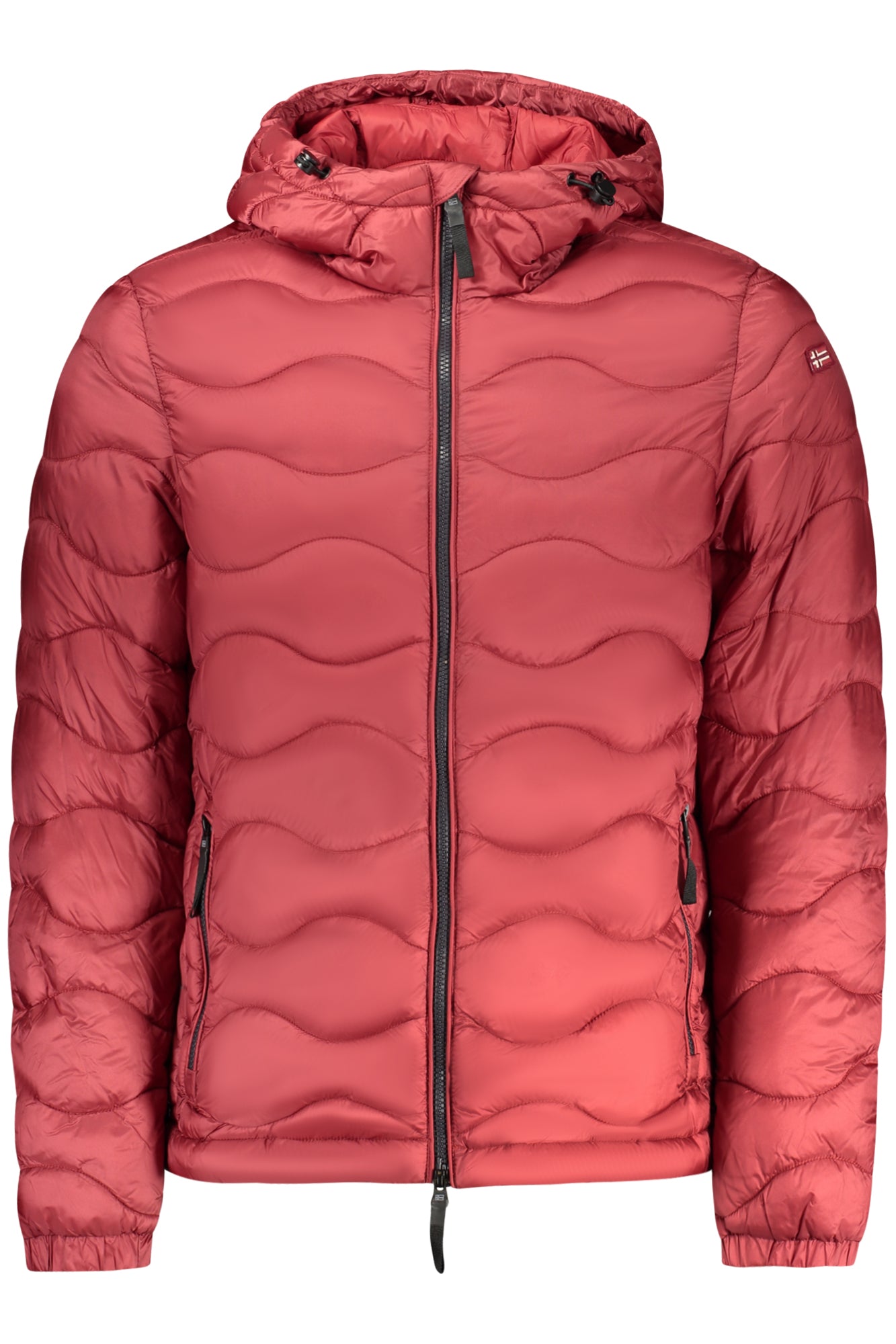 NORWAY 1963 Herren Jacke – mit Kapuze, mit Taschen Rot