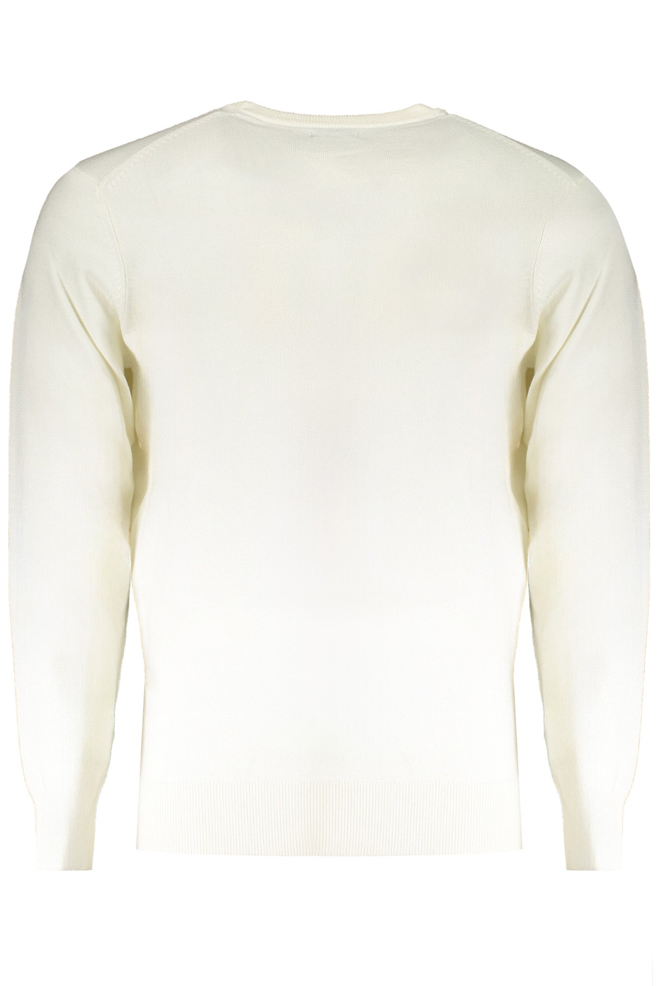 NORWAY 1963 Herren Pullover Grau – Langarm mit Stickerei für Herbst/Winter Weiß