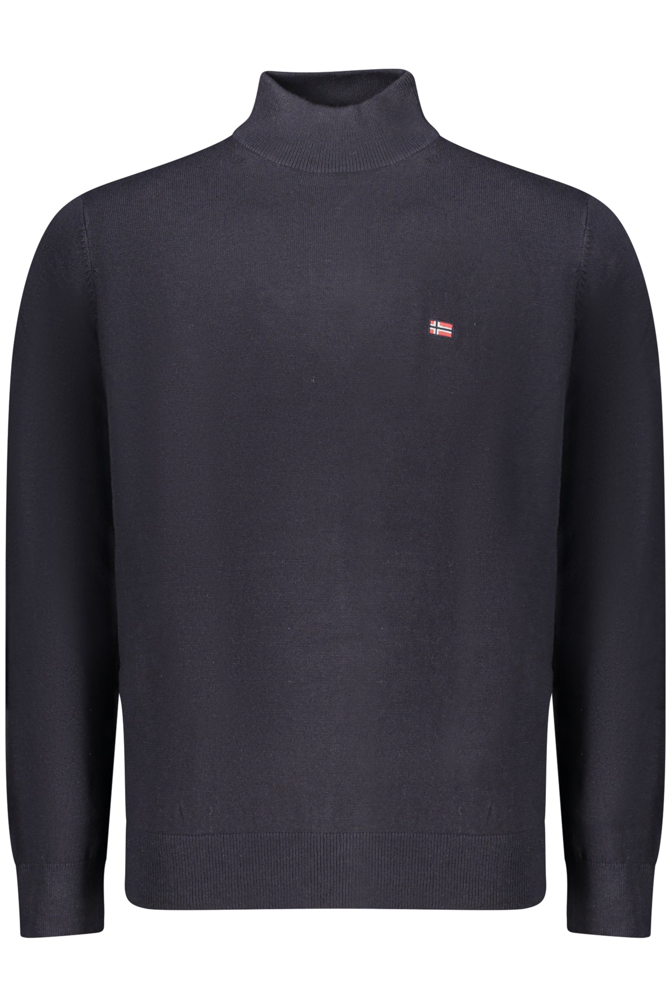 NORWAY 1963 Pullover Herren – Langärmliger Winterpullover mit Stickerei Blau