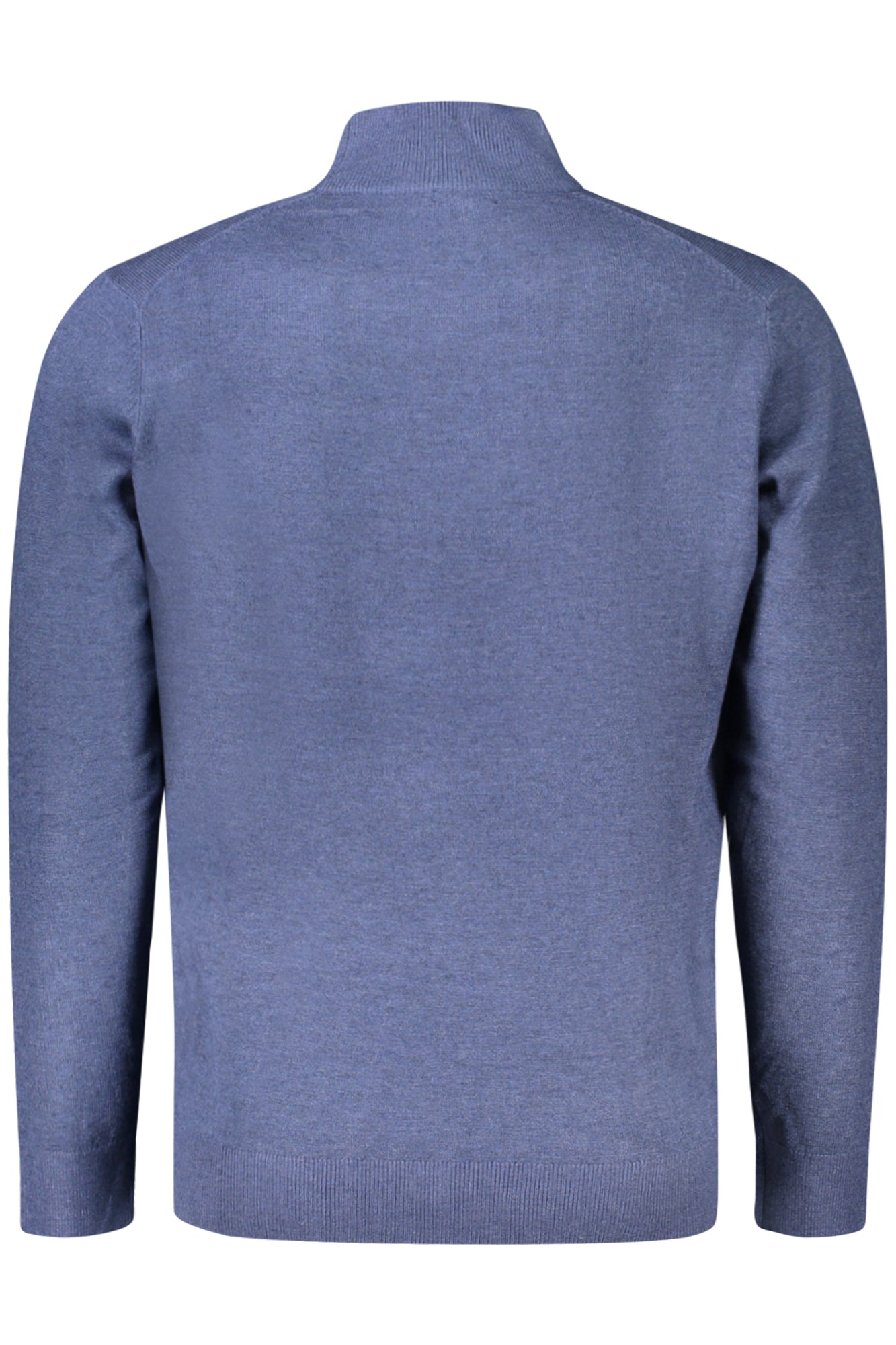 NORWAY 1963 Herrenshirt – Blaues Langarmshirt mit Stickerei für Herbst/Winter Blau