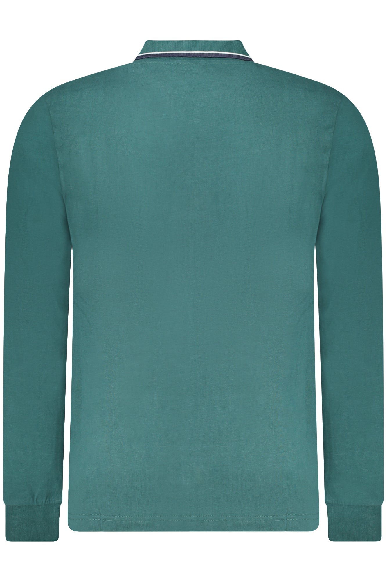 NORWAY 1963 Langarm-Polo Herren Weiß – Klassisches Design mit Kontrastdetails Grün