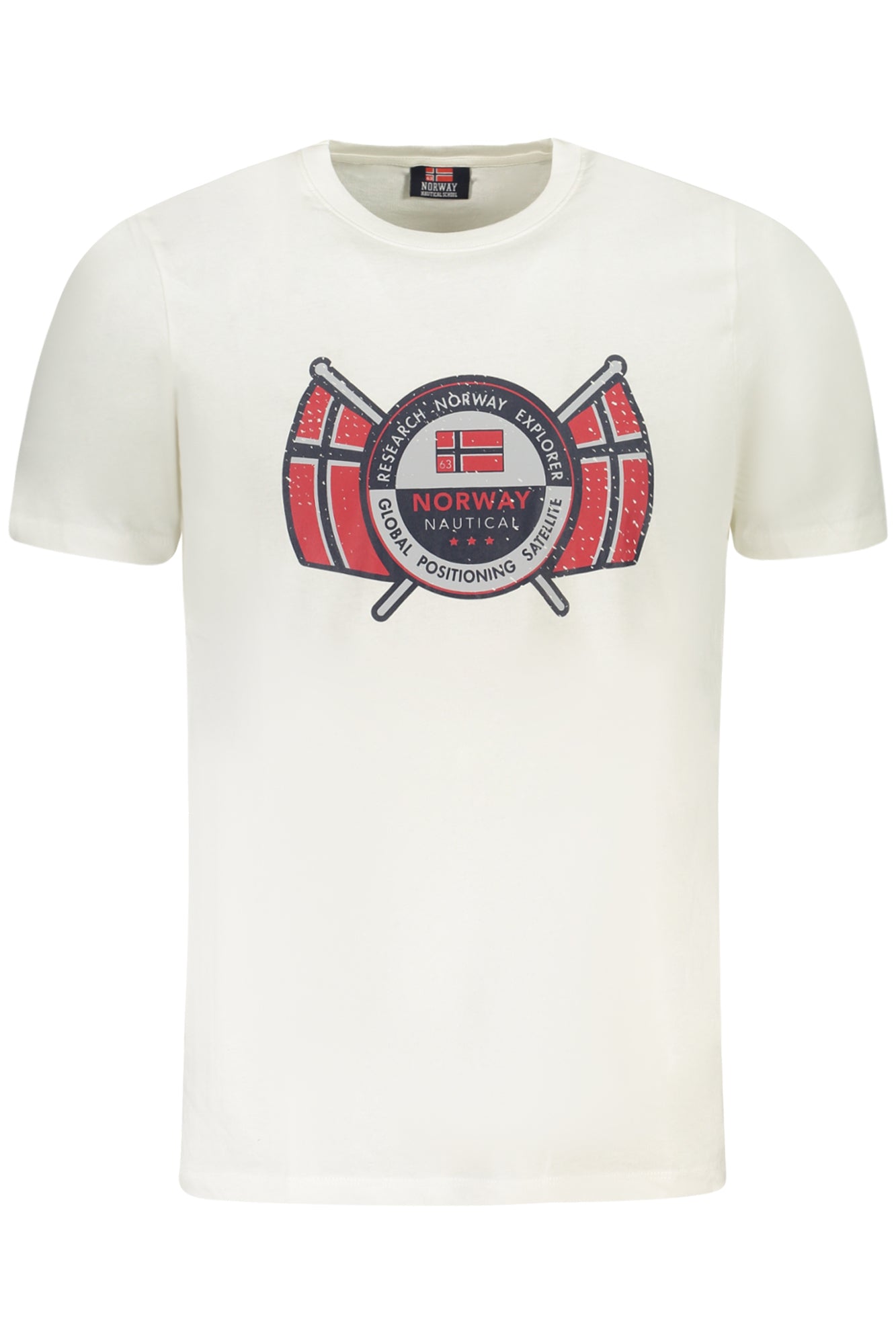NORWAY 1963 T-Shirt Herren Grün – Kurzarm Shirt aus 100% Baumwolle Weiß
