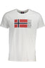 NORWEGEN 1963 WEISSES KURZÄRMELIGES HERREN-T-SHIRT