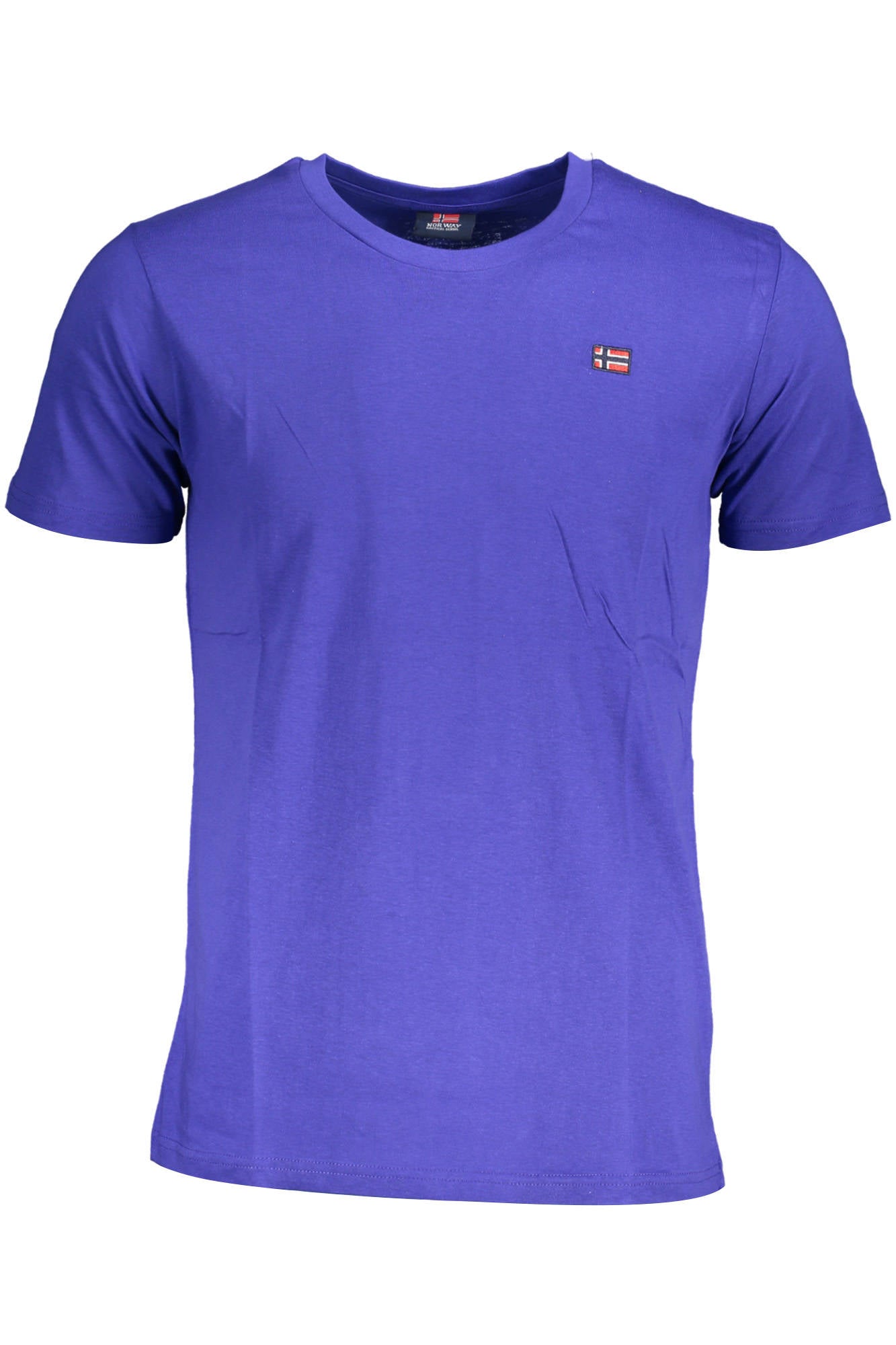 NORWAY 1963 T-Shirt Herren Kurzarm Blau – Baumwolle für Frühjahr/Sommer Blau