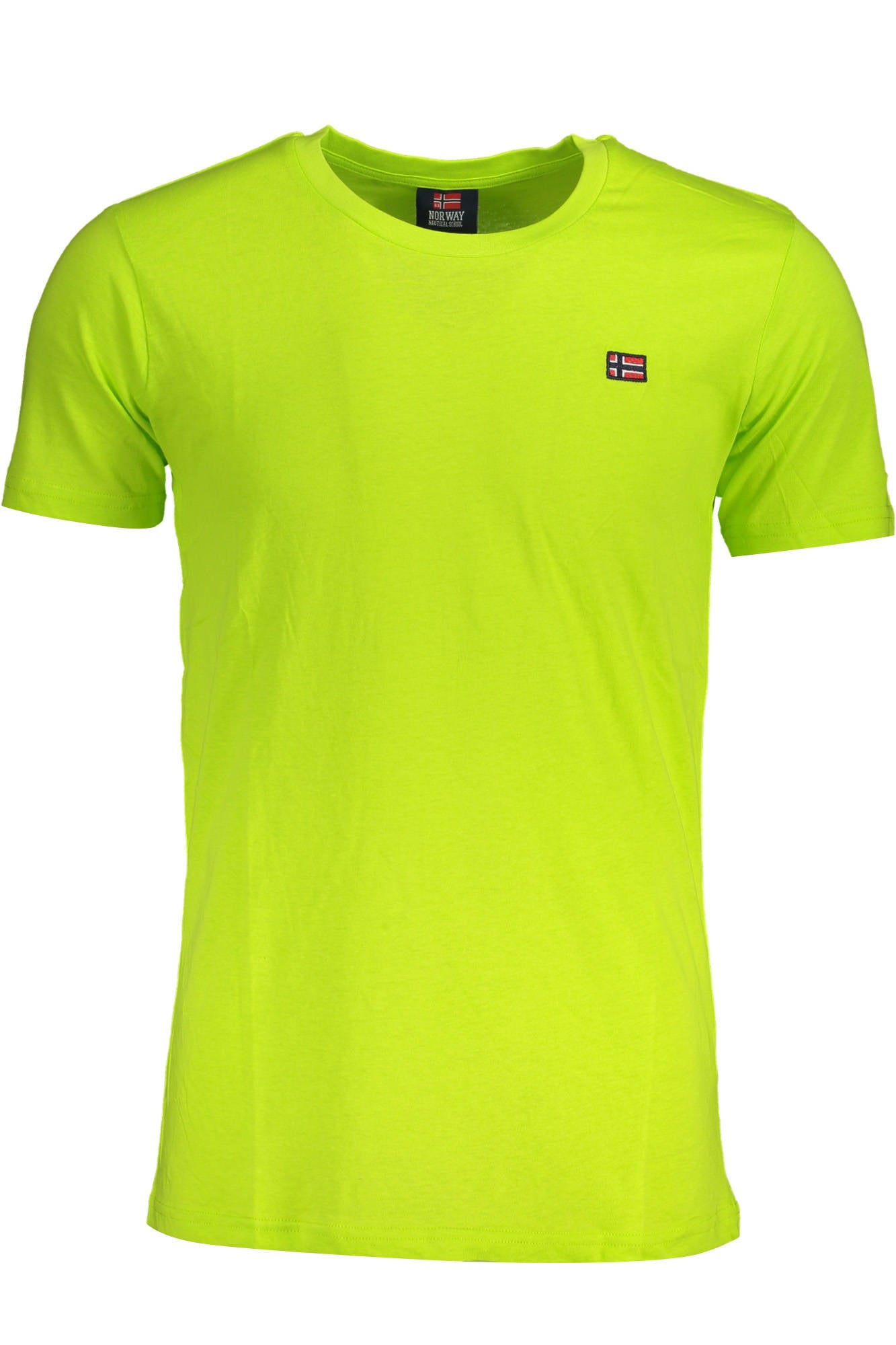 NORWAY 1963 T-Shirt Herren – Gelbes Kurzarm-Shirt mit Logo-Applikation Gelb