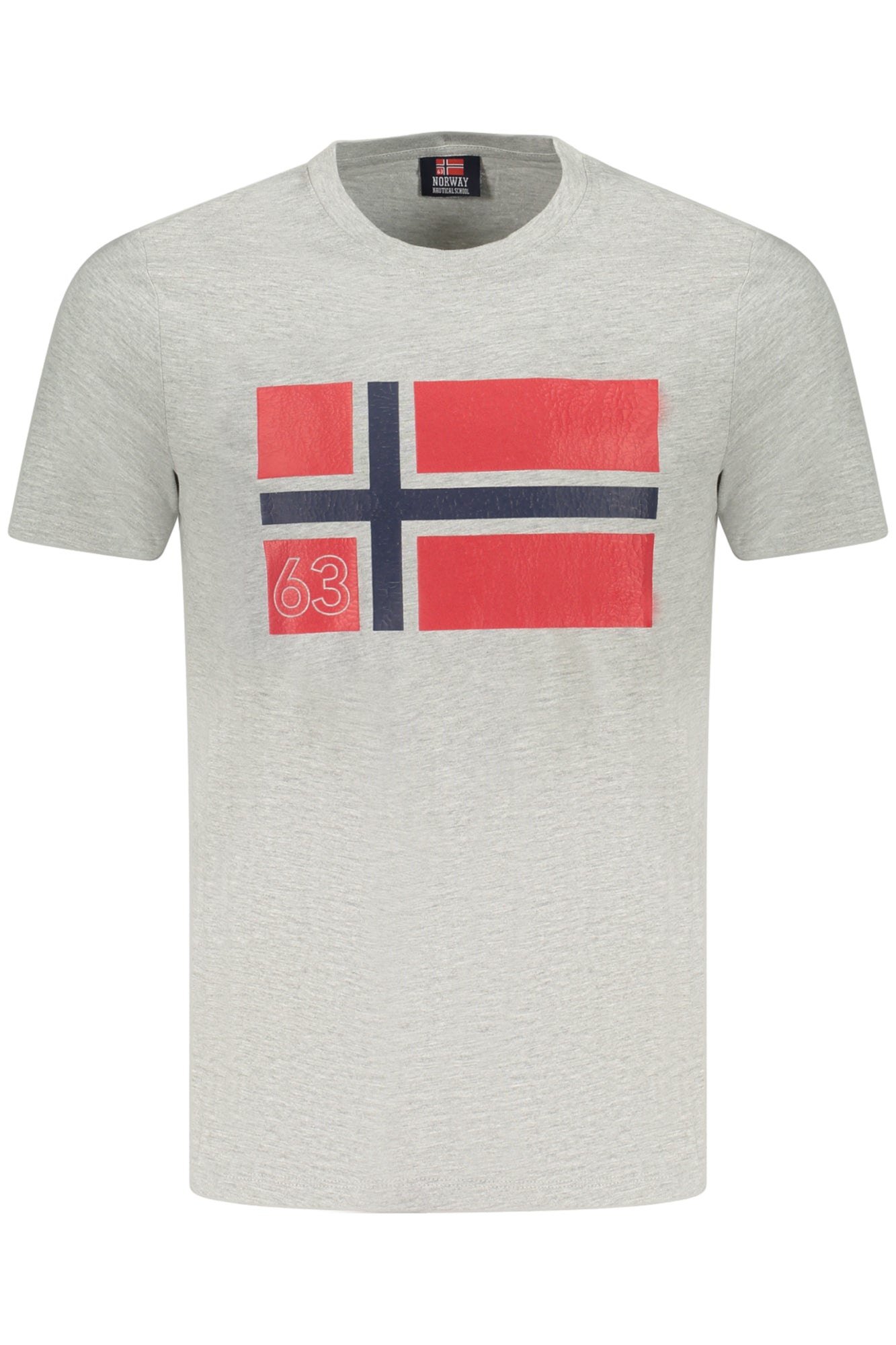 NORWAY 1963 T-Shirt Herren Kurzarm Grün – 100% Baumwolle für Frühjahr/Sommer Grau