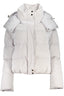 Patrizia Pepe Weisse Damenjacke – Langlebige Winterjacke mit Kapuze Weiß
