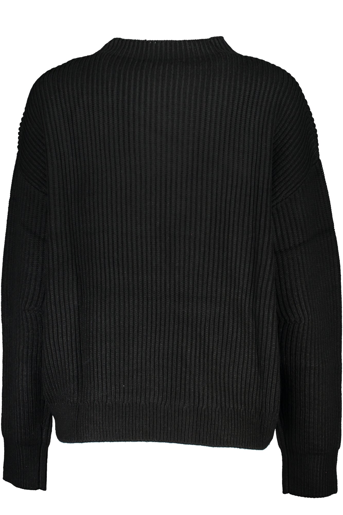 PATRIZIA PEPE Damenpullover Grau – Langärmliger Rollkragen für Herbst/Winter Schwarz